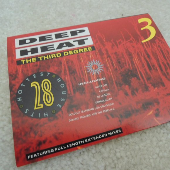 Deep Heat 3 The Third Degree Various 80's Dance Hits 1989 Double Cassette Tape - Picture 2 of 8